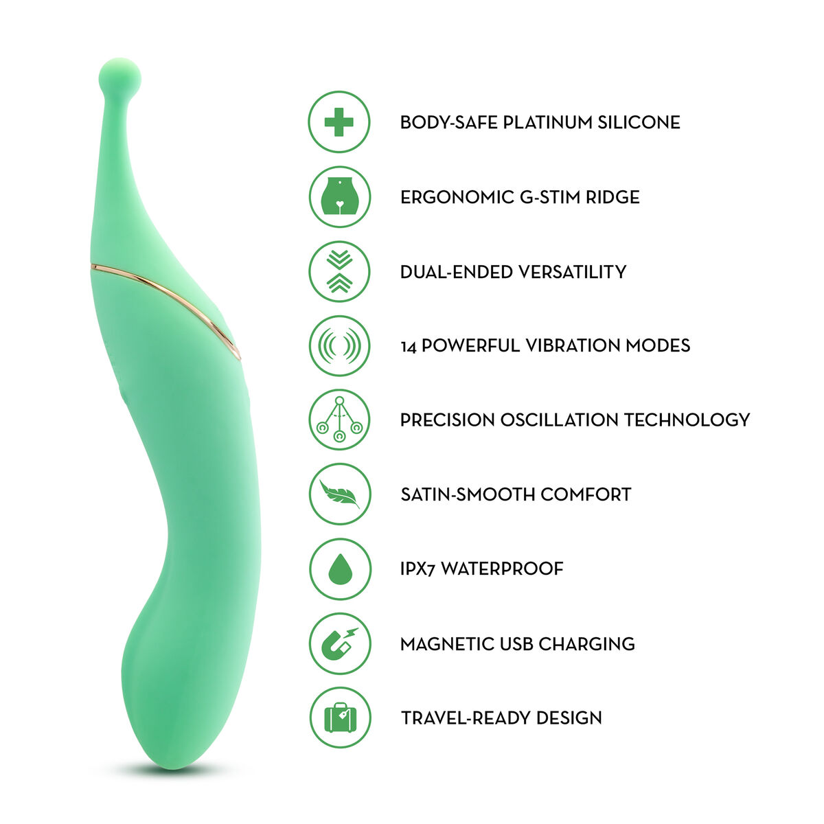 Masseur Blush Blush Collection Vert